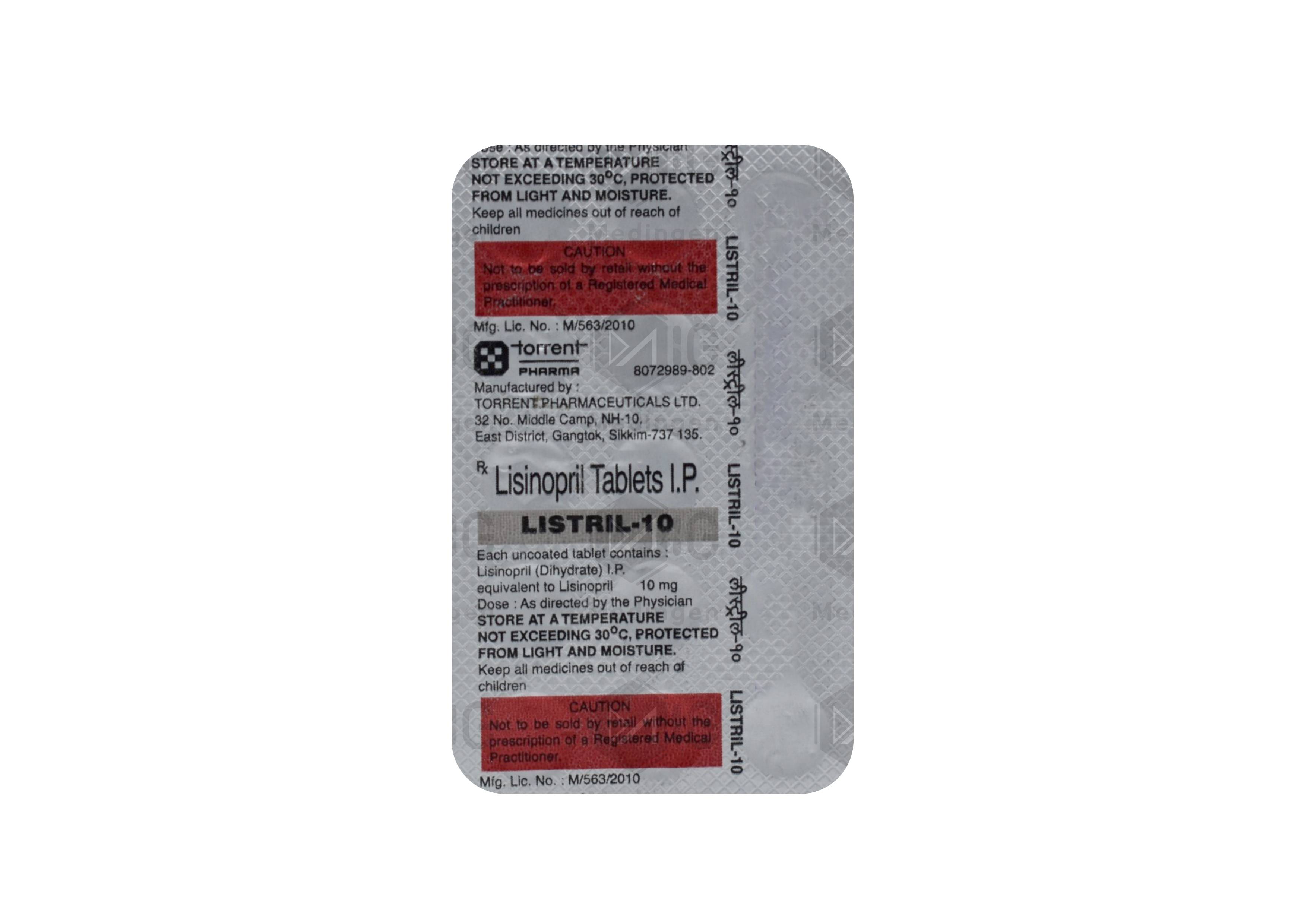 LISTRIL 10MG
